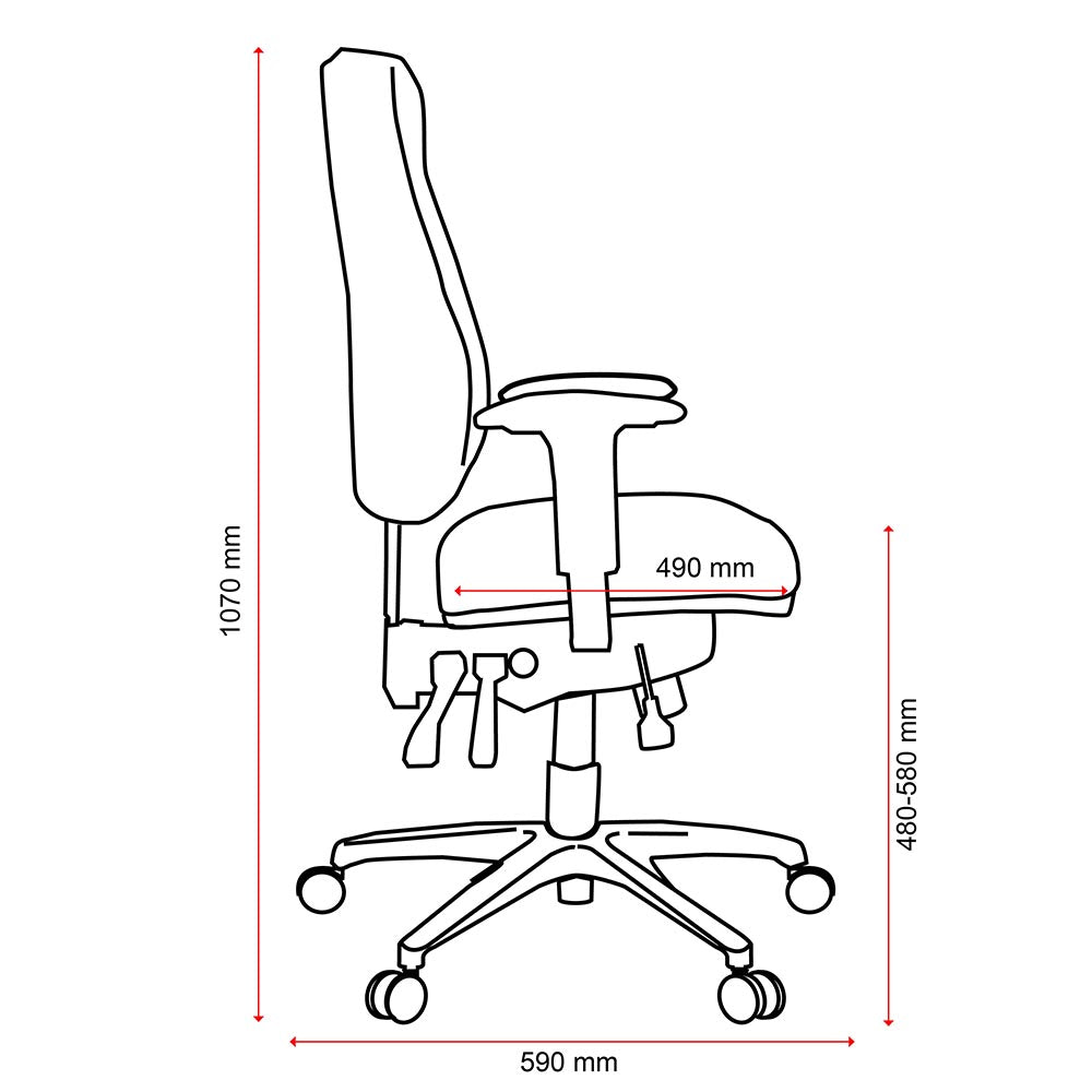 Laxovtra Buro Persona 24/7 Ergonomic Office Chair