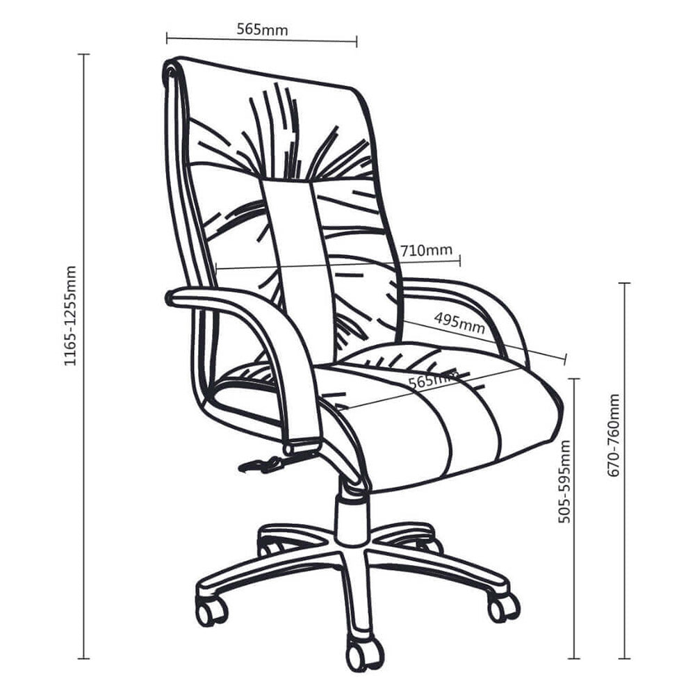 Laxovtra Statesman Leather Executive Chair